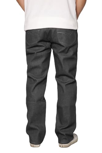 URBANJ Men's Regular Fit Straight Leg Jeans2
