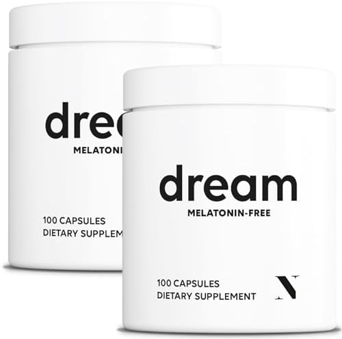 (2 Pack) DREAM Sleep Aid | Magnesium Threonate, Apigenin & Theanine | Natural Melatonin-Fr...