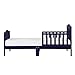 Dream On Me 624-NVY Classic Design Toddler Bed in Navy, Greenguard Gold Certified, 57x28x30 Inch (Pack of 1)