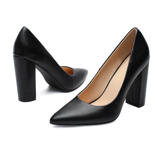 Image of Unisex High Heels for Men and Women 4.7 Inch Chunky Block Heels