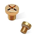 FSTURIOS Radiator Coolant Expansion Tank Bleeder Screw, 17111712788 Coolant Bleeder Screw with Rubber O-Ring, Radiator Expansion Tank Drain Screw Reservoir Plug for X1 X3 E46 E92