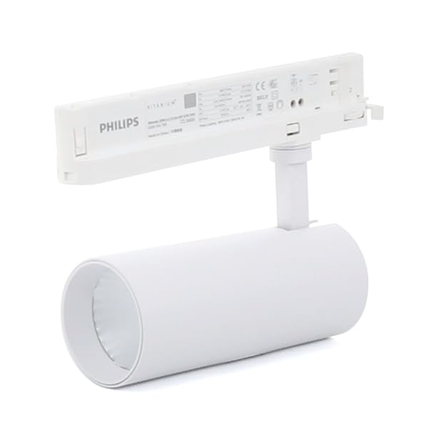 Foco LED trifásico de 32W VoltShine 3000K luz cálida para comercio