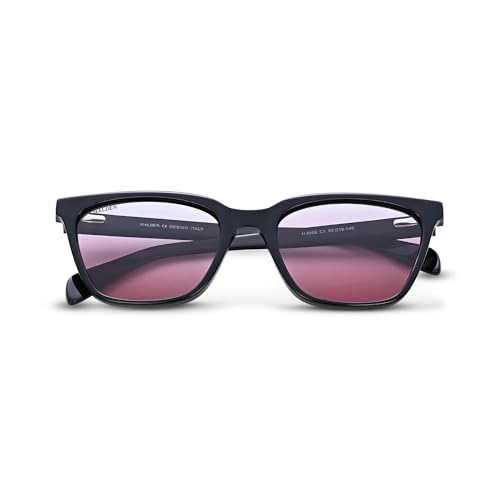 Image of HALDEN inchNEBULA inch Series Sunglasses - Italian Sophistication & Japanese Precision in Classic Round Design, 1-Year Warranty