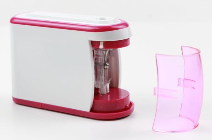 Miniatura 1 de Diseño de sacapuntas eléctrico Run Fast para estudiantes (rosa)