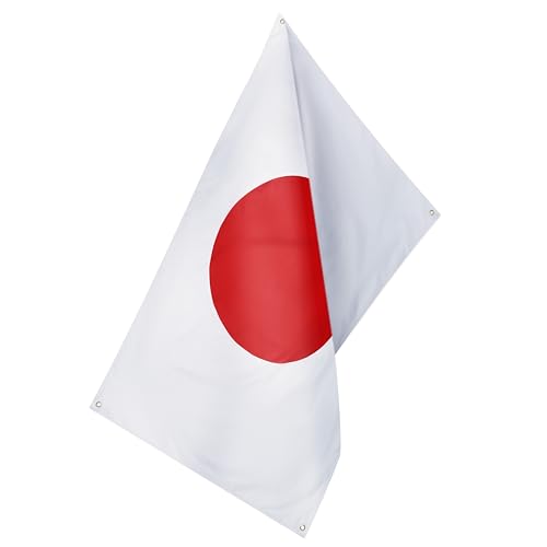 Runesol Japan Flag, 91x152cm, 3ft x 5ft, 4 Grommets, Japanese Flag