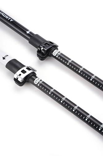 Image of KRESHU Telescopic Trekking Poles Aluminum Alloy 65-130 CM Walking Stick High Trek Adventure EVA Handle Design for Nordic Walking & Travelling Ergonomic Adjustable Height Hiking Stick (Multi, 1-Pcs)