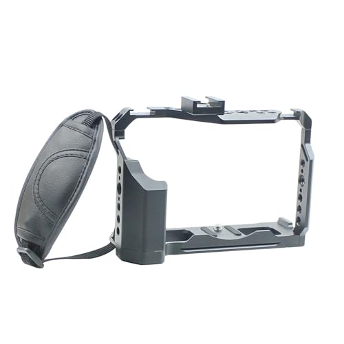 �݊���������܂�Fuji X-T4�J�����t���P�[�W���O�ɑΉ��B�g�b�v�n���h���ƕ����̎��t���|�C���g��������t�H�[���t�B�b�e�B���O�t���[���B(Hand Strap Cage)