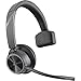 Price comparison product image Poly - Voyager 4310 UC Wireless Headset (Plantronics) - Single-Ear Headset with Boom Mic - Connect to PC/Mac via USB-A Bluetooth Adapter, Cell Phone via Bluetooth - Works with Teams, Zoom & More
