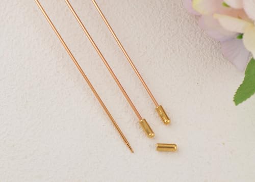 Image of Alilang Classic Vintage 3Pcs Hat Brooch Pin Set with Rhinestone and Pearl Accents for Scarves and Hats Lapel Pin Accessories