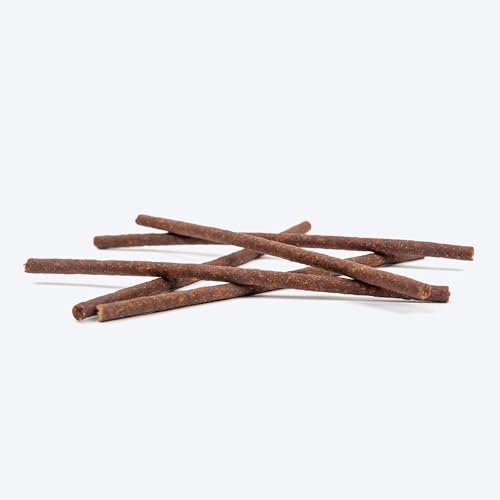 Image of Yum Nums by HUFT Soft & Chewy Sticks - 200 gm | Strawberry & Chicken | Dog Treats for Puppy & Adult Dogs | Training Treats for Small Dogs | Dog Snacks & Treats | Healthy & Tasty
