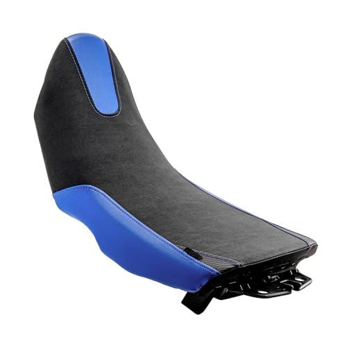 Coussin de siège pilote abaissé bleu pour moto Yamaha Tenere 700 2019-2024