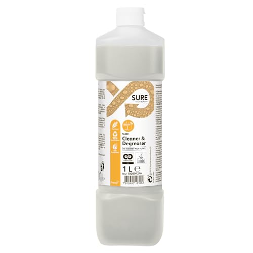 Diversey Sure concentrato detergente e sgrassatore, Kitchen Cleaner, pianta base, 100% biodegradabile, ecologico, 1L