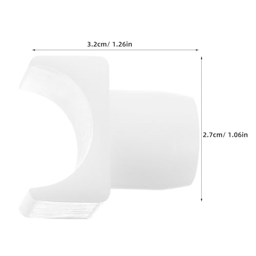 Yardwe Soportes para Sillas de Ruedas 10 Piezas Guías de Rieles Cortas Aplicables de ABS Resistentes al Desgaste Accesorios para Transporte y Estabilidad de Sillas de Ruedas - imagen 3