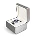 Gift Packing Watch Box Organizer Collector Silver 11 11 8.5cm Jewellery Storage