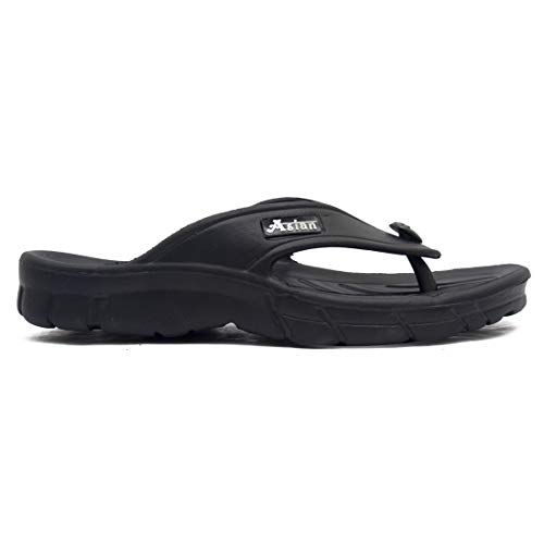 Image of ASIAN VS-03 flip-Flops,Chappal,Slippers,Sandal for Men (Black, numeric 7)