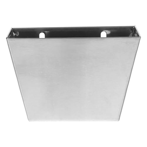 Hemobllo Recogedor de Chapas de Acero Inoxidable para Pared Cubo para Tapones de Botellas de Cerveza Drenaje Integrado Soporte Resistente Intemperie para Patios Terrazas y Fiestas