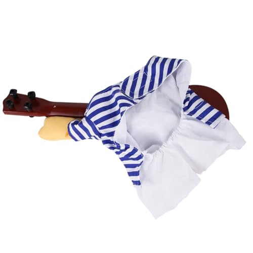Qhpnunhq Gitarrenkostüm für Haustiere