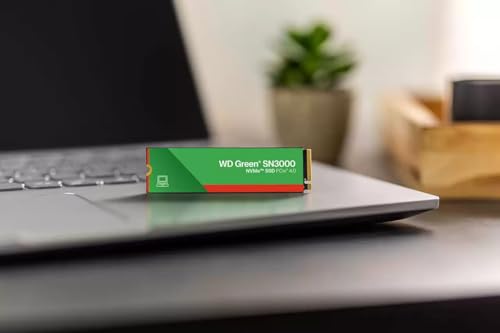 Image of WD Green SN3000 2TB NVMe SSD, M.2 2280 PCIe Gen4 x4, M-Key (OEM New) | Up to 5000MB /s, Fast Boot, Reliable High Performance, Internal Solid State Drive for Laptop, Desktop, Gaming PC, WDS200T461E