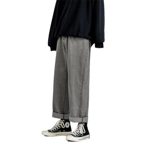 Men's Loose Jeans Pants Korean Thin and Lightcasual Pants