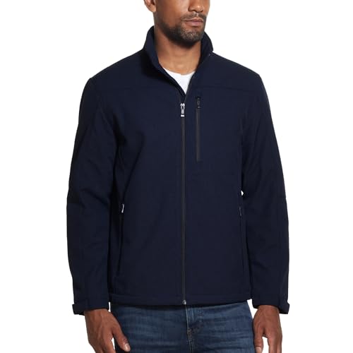 Image of Weatherproof Men's Softshell Jacket - Wind & Water Resistant - Breathable, Lightweight Outdoor Coat