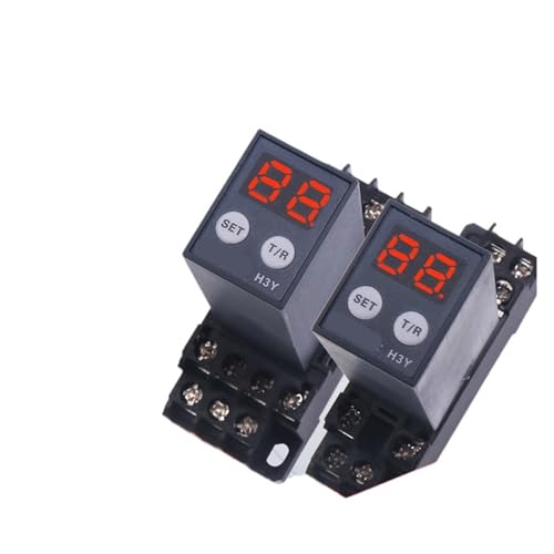 Relé de tiempo H3Y-2 24VDC temporizador cíclico digital JSZ6 con base