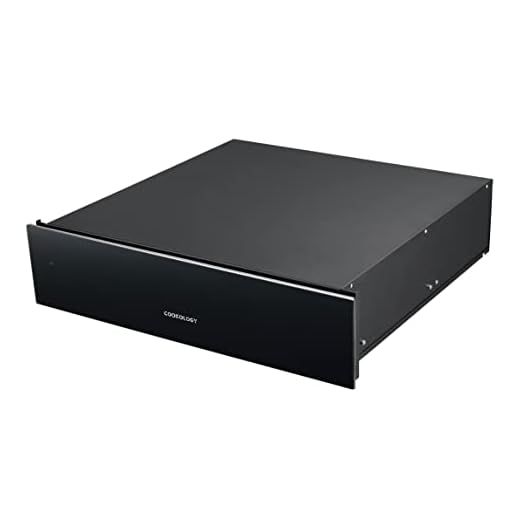 Cookology 60cm Black Warming Drawer