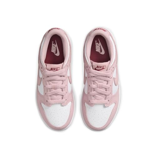 Preschool Nike Dunk Low 'White/Pomegranate' - HV0930-1004