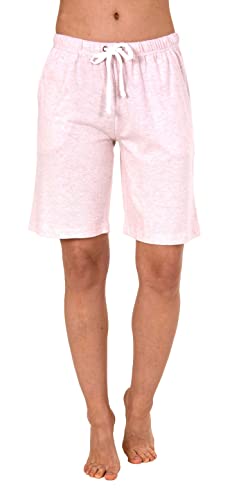 NORMANN-Wäschefabrik Damen Shorty Schlafanzug Hose kurz - Mix & Match in unifarben - perfekt zu kombinieren, Farbe:rosa, Größe:36-38 Cover