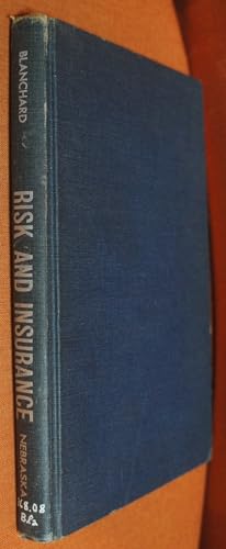 Risk and insurance,: And other papers