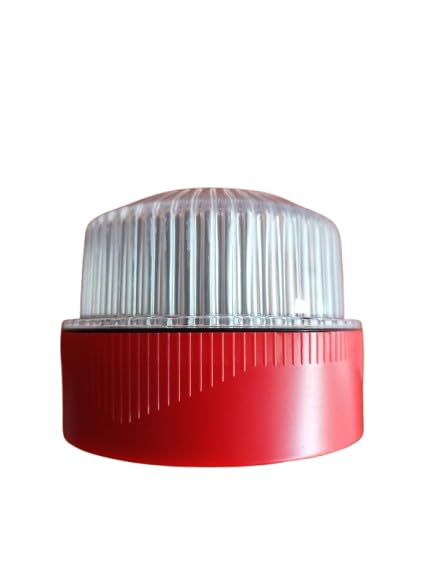 Feu Clignotant V16 -FLASH ROUGE- Balise de détresse-Lumière d'urgence -Lumière d'urgence Approuvé pour Signalisation Routière de Voitures et Motos- Lampe...