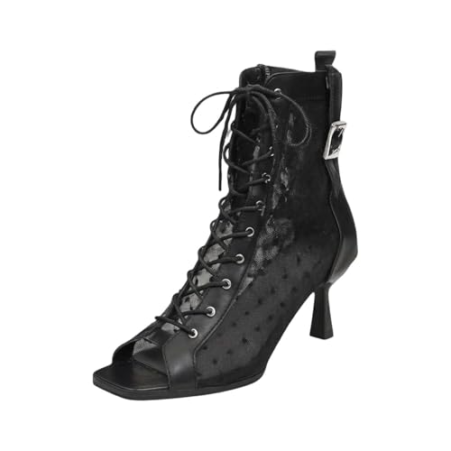 Sandales de danse latine et salsa pour femme avec talon de 6cm et semelle daim