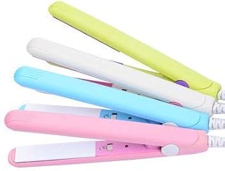 MISEN Mini hair straightener portable professional range Temperature Control Flat Iron 45W With Plastic Storage Box (Assor... Price In India