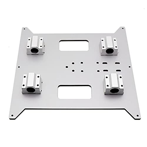 Lysee 3D Printer Parts & Accessories - Prusa i3/ Aluminum Composite Heated Bed Y Carriage Support Aluminum Plastic Plate 2202004MM 3D Printer Accessories - (Color: Silver)