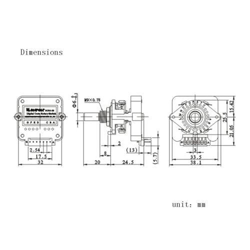 Commutateur rotatif DCRS-01N triphasé pour tableau électrique industriel - 4