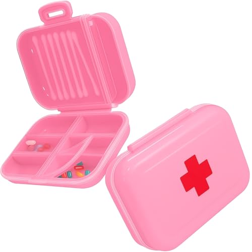 Porta Comprimidos 8 Compartimentos – Estojo Organizador de Remédios, Suplementos e Vitaminas. V&D-Digital