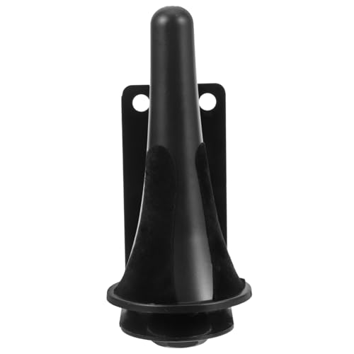 小型壁掛けブラケット トランペット壁掛けホルダー トランペットウォールマウントハンガー 壁掛け器具ディスプレイスタンド 表示フック 楽器フック 針 金属 Black QUMIIRITY