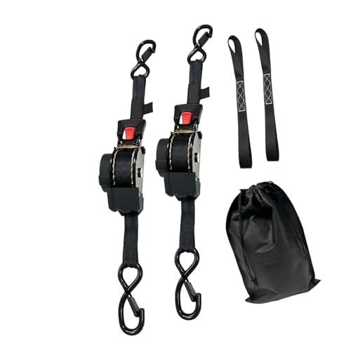 Sangles à cliquet rétractables anti-chute pour moto et camping