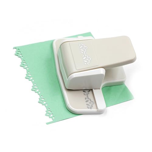 Jiawu Border Craft Punch for Scrapbooking, 9 Shapes Card Making Punch, Tag Shape Paper for DIY Projects Gift Card Making Scrapbooking, Compact Handheld Paper (08 Flourish Pattern) - Image 7
