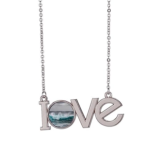 Collier vague et amour de l'océan le pendentif de vos vacances