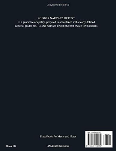 Sketchbook for music notes carnet de composition musicale internationale - 2