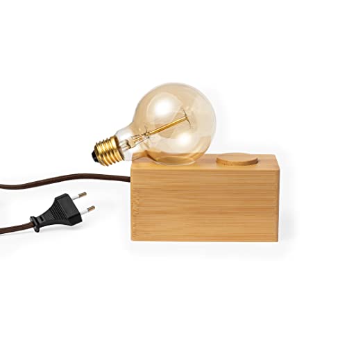 noTrash2003 Stylish simple table lamp with warm light for living room or chest of drawers enhances the shelf and brightens the mood - Image 2