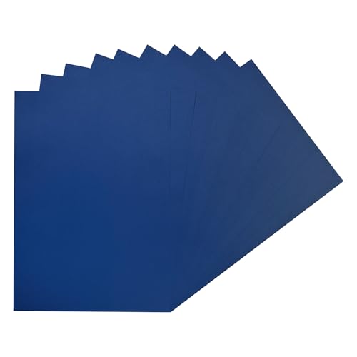Papier couleur bleu foncé A4 au toucher doux pour donner du relief à vos projets