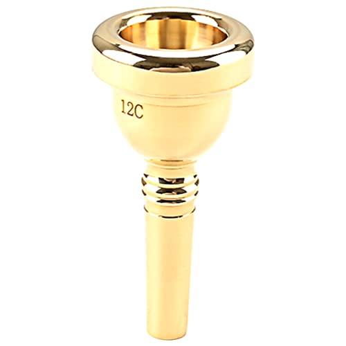 Sosoport Trumpet Replacement Mouthpiece Gold Durable Musical Instrument Supply for Trumpet Players Easy to Clean Practical present for Music Lovers Smooth Finish for High Notes