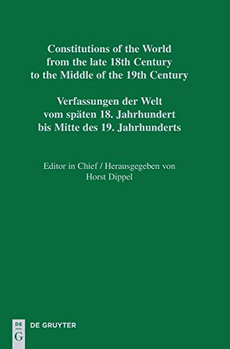 Constitutional Documents of Colombia and Panama 1793–1853 (Constitutions of the World from the Late 18th Century to the Middle of the 19th Century: America, 3) (Spanish Edition)