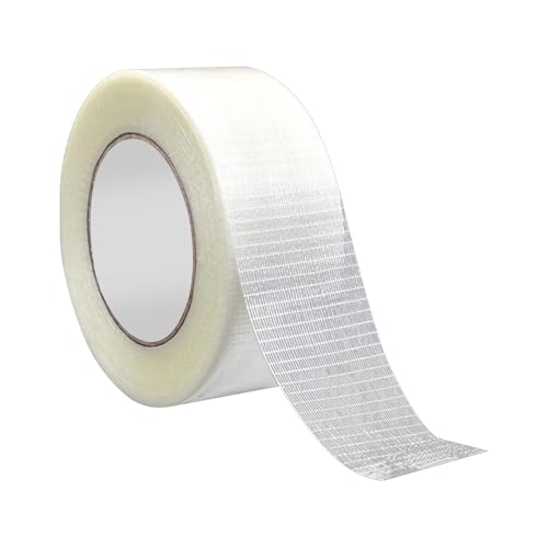 Honoflux 1 Inch Wide Long Extra Strong Cross weave Reinforced Tape Heavy Duty Anti Crack Water Proof Cricket Bat Tape Fiberglass Reinforced Tape