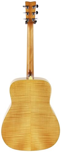 Yamaha FG840 Solid Top Acoustic Guitar, Flamed Maple thumb #1