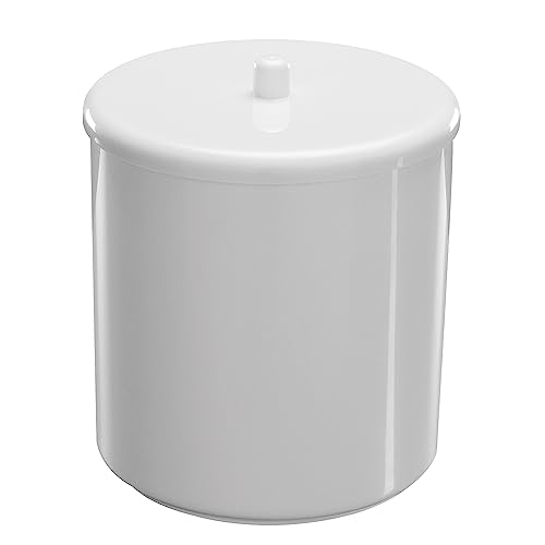 Cestomultiuso com Tampa Diam Astra Branco 20X25cm