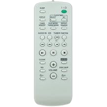 RM-SC55 Replace Remote Control Compatible with Sony Mini Hi-Fi Component System CMT-HPR90 HCD-EC55 HCD-EC77 HCD-GX99 HCD-HPR90 MHC-EC55 MHC-EC77