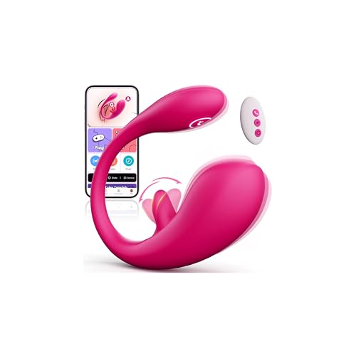 Couples Sex Toys Wearable Vibrator, App Remote Control G Spot Vibrators with 10 Vibration & Tapping Modes,Quiet Vibrating Panties for G Spot Clit Nipple Stimulation Adult Sex Toys & Games