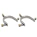 Zerodis Horse Spurs, 1Pair Stainless Steel Western Cowboy Spurs Exquisite Gear Spurs Equestrian Gear Accessories
